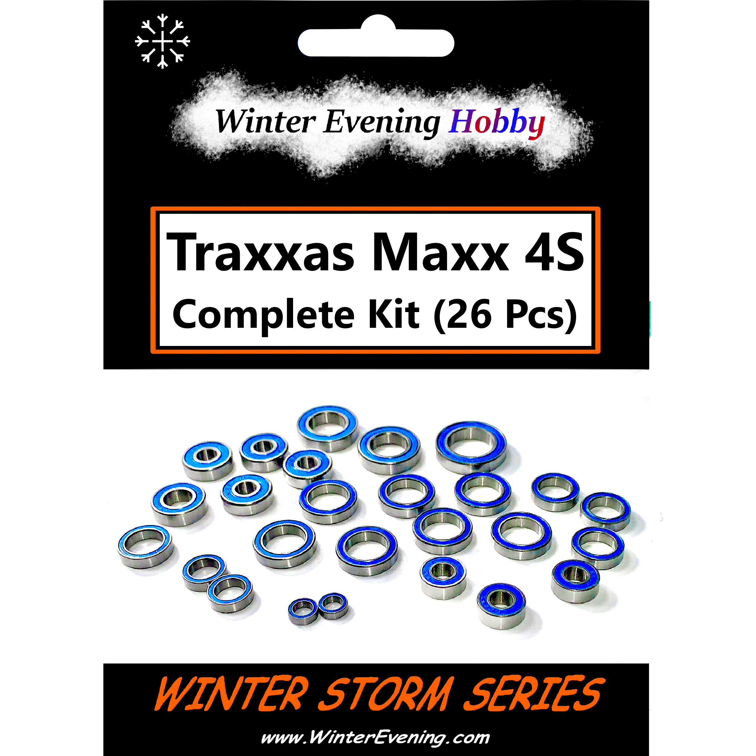 Traxxas Maxx S Pcs Rubber Sealed Bearing Kit Ebay