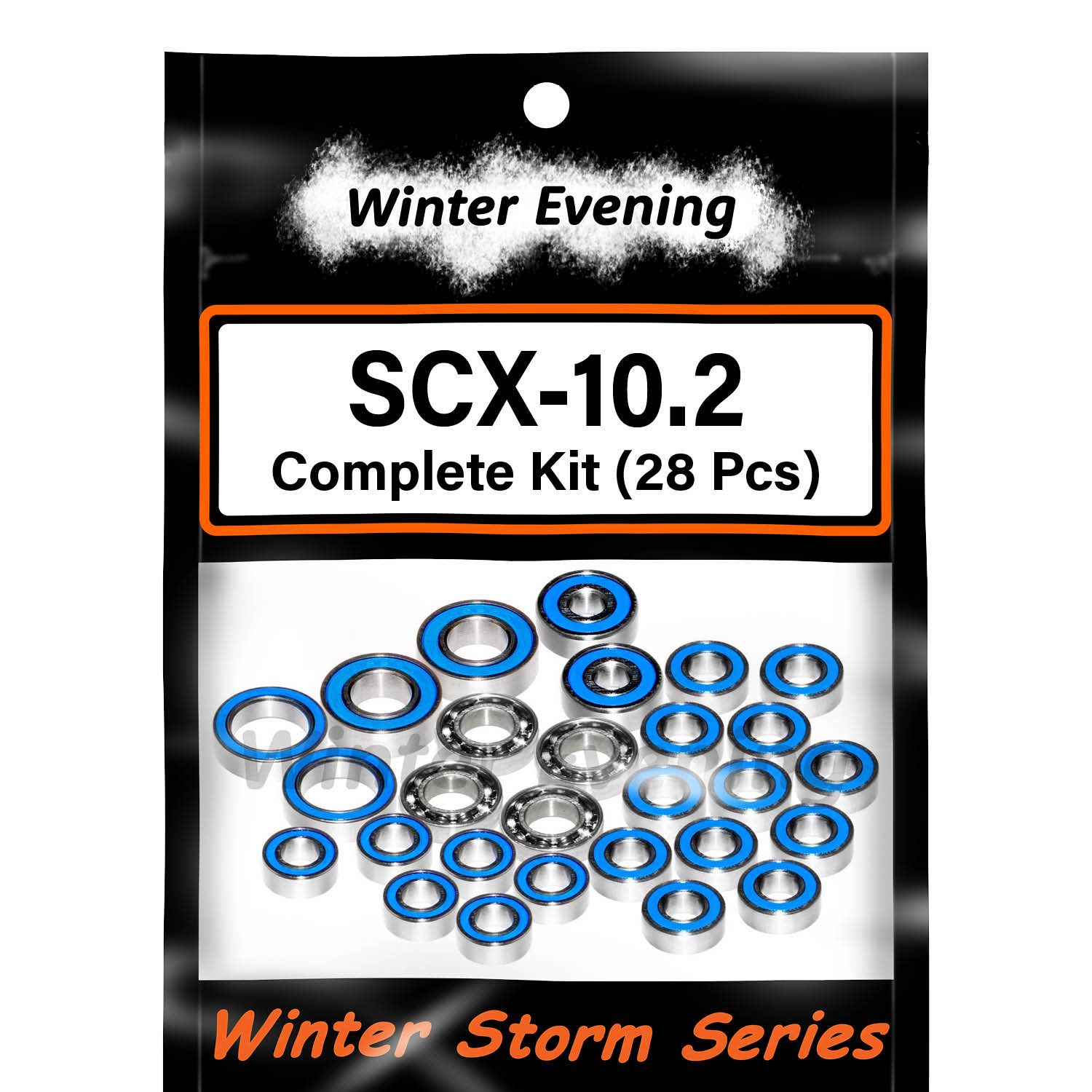 Axial SCX10 II SCX10.2 Wraith 1.9 (V2) Sealed Bearing Kit (28 pcs)