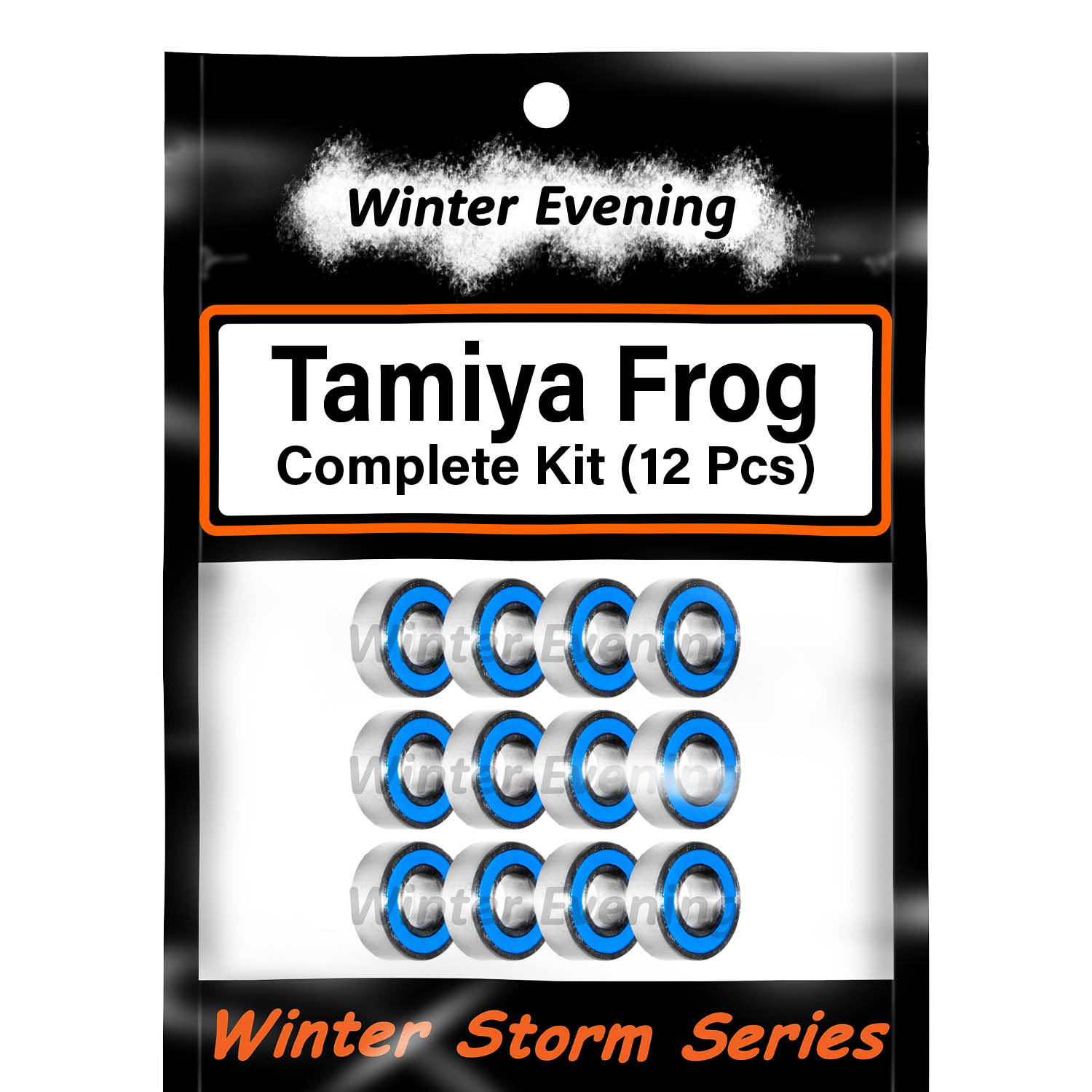 Tamiya Frog, Super Blackfoot, & Stadium Blitzer (12 Pcs Rubber Seal Bearing Kit)