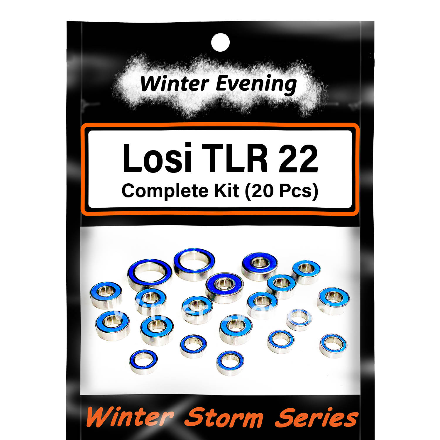 Losi TLR 22 22T 22SCT (3.0 4.0 5.0) Rubber Sealed Bearing Kit (20 Pcs Set)