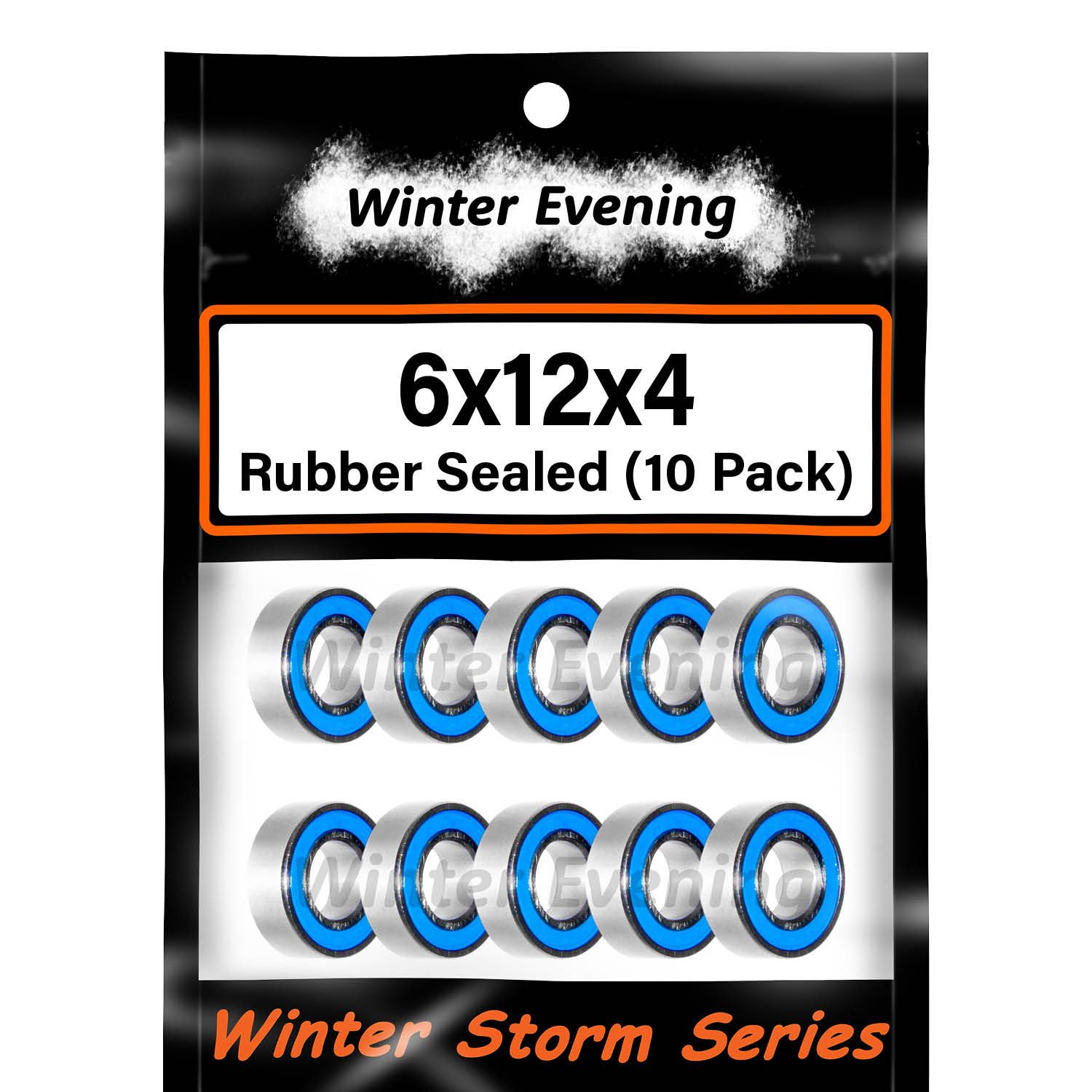 6x12x4mm MR126-2RS (10 Pcs Bearings Kit) for Traxxas 5117