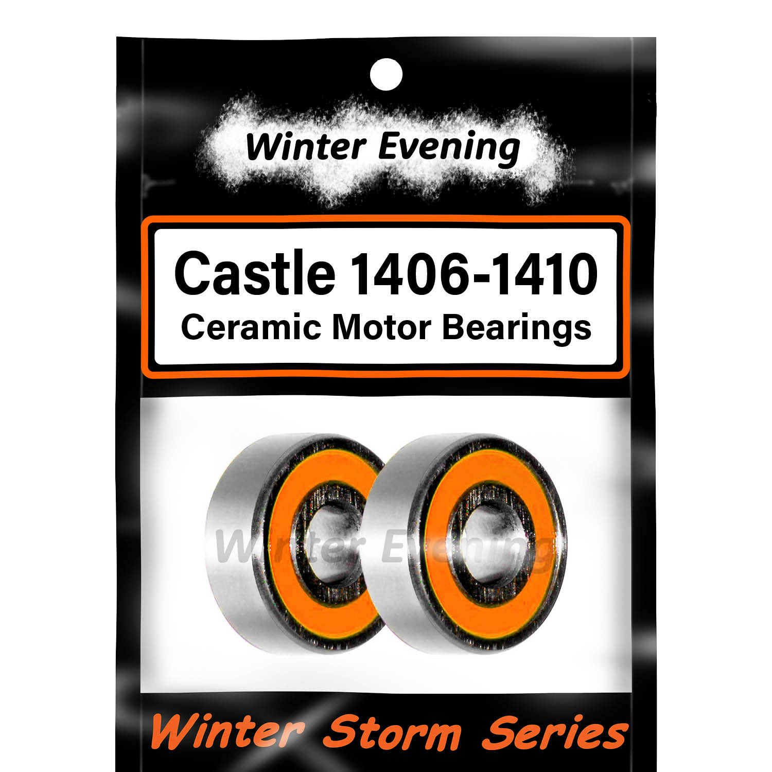 Castle 1406-1410 Series - ALL SIZES - Motor Bearings | Stainless + Ceramic