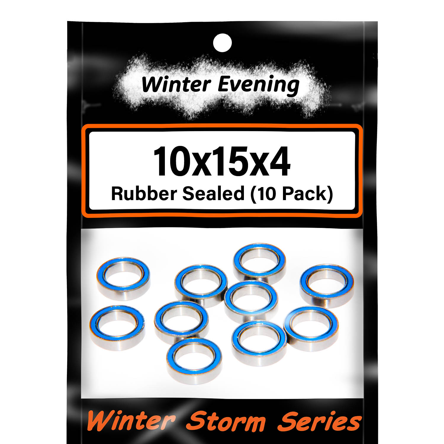 10x15x4mm 6700-2RS (10 Pcs Rubber Sealed Bearings)