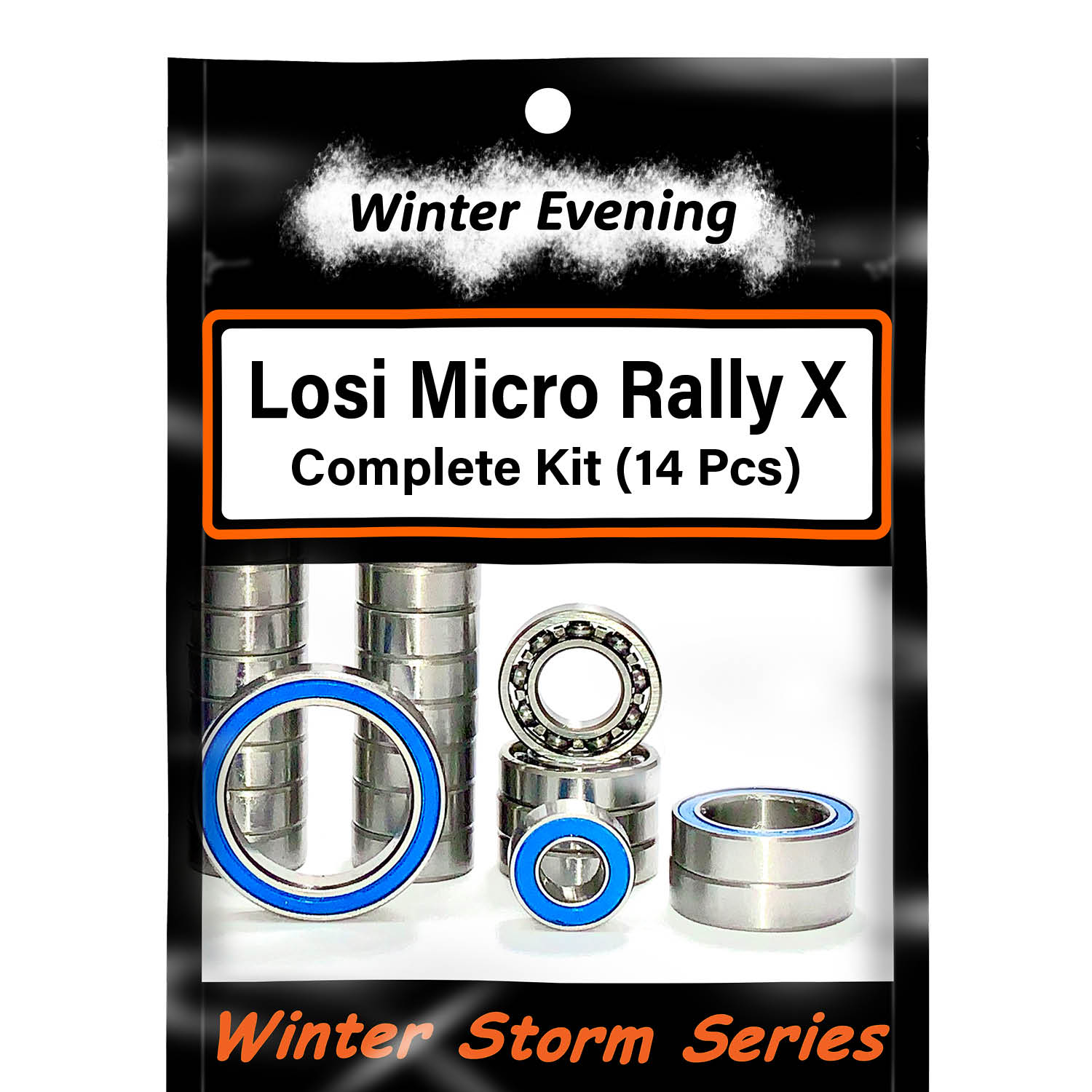 Team Losi Micro Rally X 4WD (14 Pcs Rubber Sealed Bearing Kit)