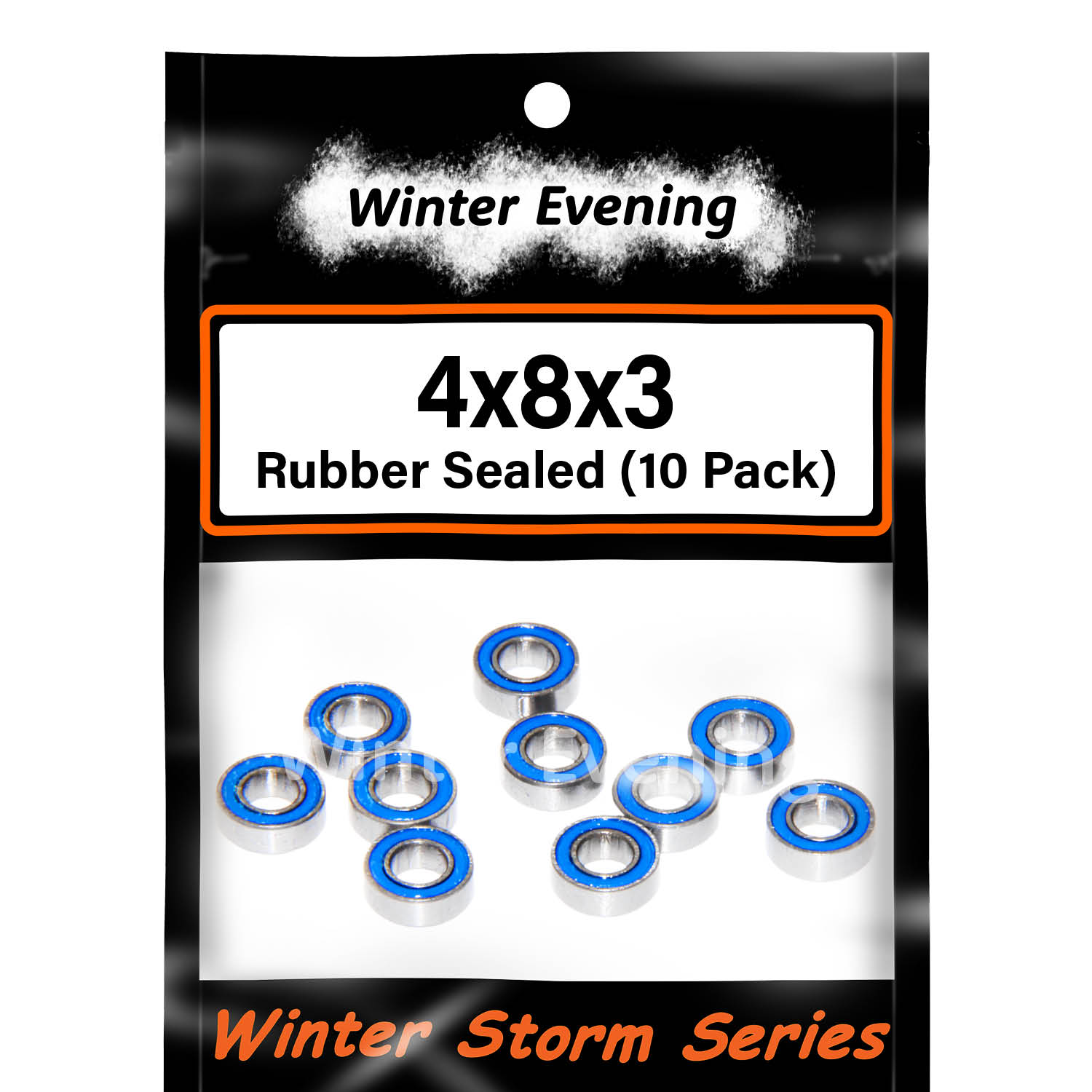 4x8x3mm MR84-2RS (10 Bearings) for Traxxas 7019