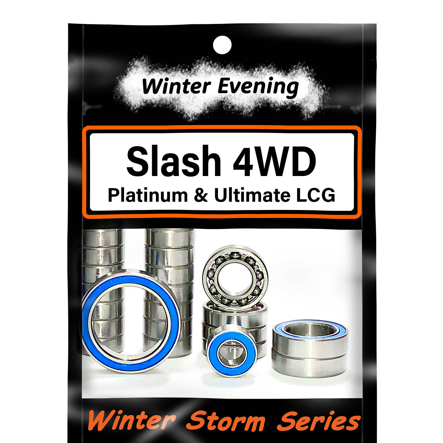 For Traxxas Slash 4WD Platinum 4x4 RTR TQi Ultimate LCG (25 Pcs Bearings Kit)