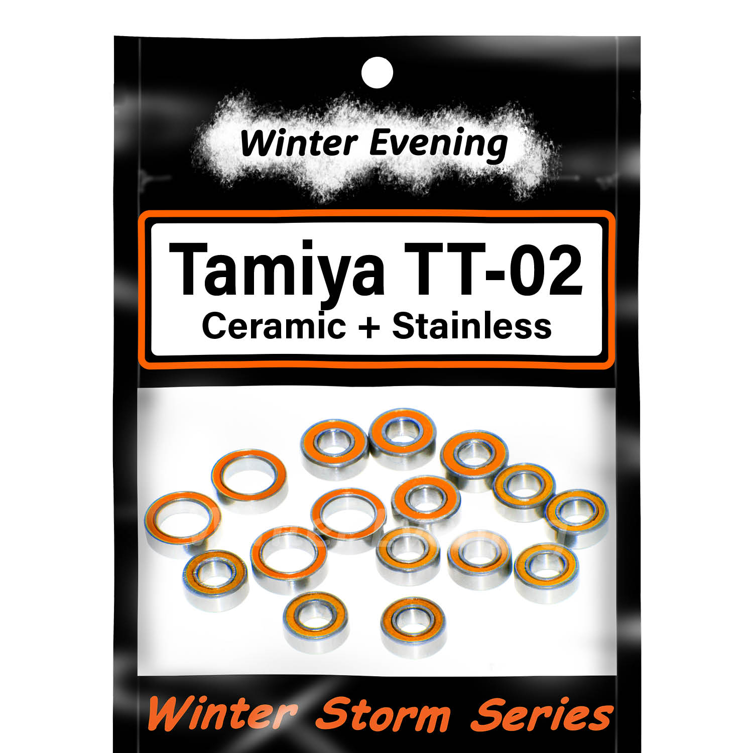 Ceramic - Tamiya TT-02, TT-02D and TT-02 (16 Pcs Rubber Sealed Bearings Kit)