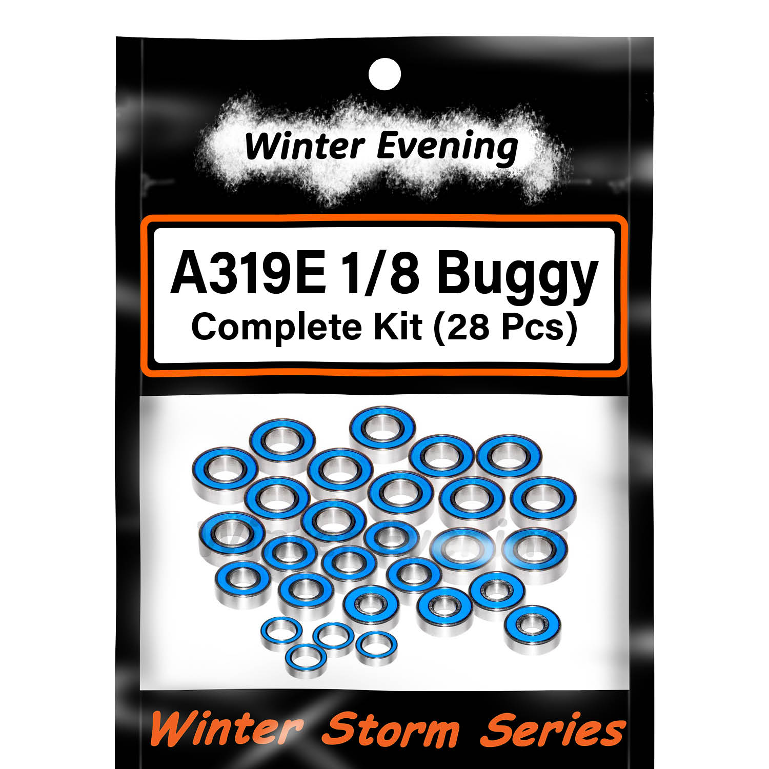 Winter Evening- for Agama Racing A319E 1/8 Buggy (28 Pcs Bearings Kit)