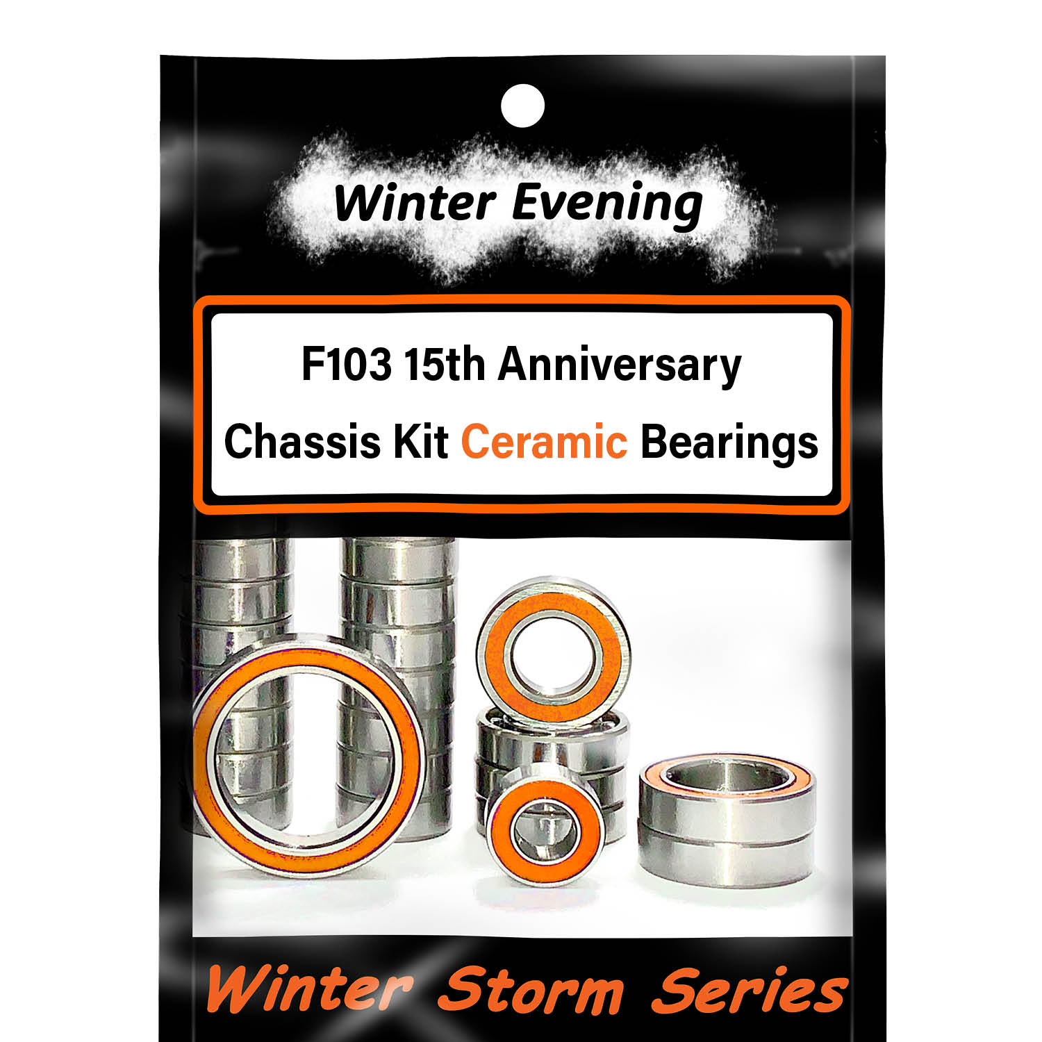 Tamiya F103 15th Anniversary Chassis Kit | Stainless + Ceramic Bearing Kit