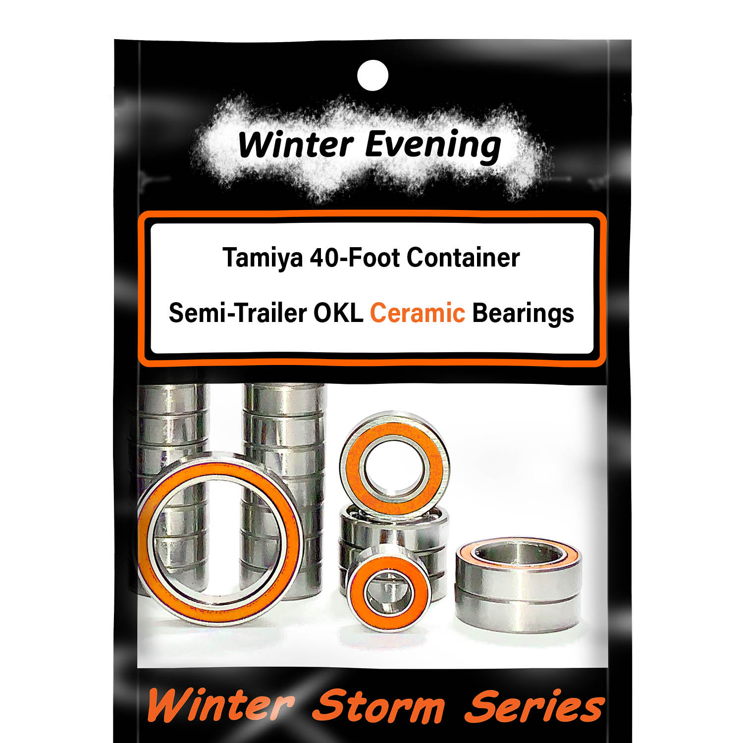 Tamiya 40-Foot Container Semi-Trailer OKL | Stainless + Ceramic Bearing Kit